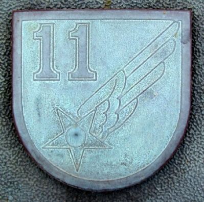 Eleventh Air Force Emblem on Marker. Click for full size. Eleventh Air Force Emblem on Marker image. Click for full size.