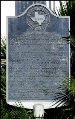 Sacred Heart Church Marker image. Click for full size.
