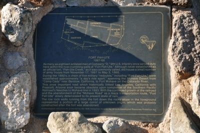 Fort Pah-Ute Marker. Click for full size. Fort Pah-Ute Marker image. Click for full size.