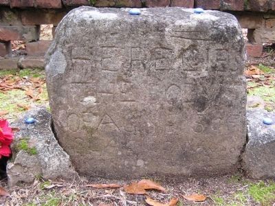 Stone marking Grave of Agnes of Glasgow. Click for full size. Stone marking Grave of Agnes of Glasgow image. Click for full size.