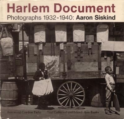 Photography Book by Aaron Siskind, c. 1930's. Click for full size. Photography Book by Aaron Siskind, c. 1930's image. Click for full size.