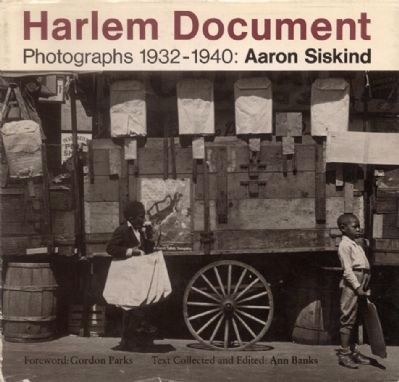 Photography Book by Aaron Siskind, c. 1930's image. Click for full size.