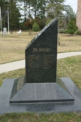 Korean War Memorial, southside "The Battles". Click for full size. Korean War Memorial, southside "The Battles" image. Click for full size.