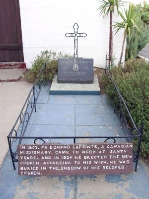 Gravesite of Fr. Edmond LaPointe image. Click for full size.