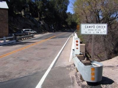 Campo Road (California Route 94) image. Click for full size.