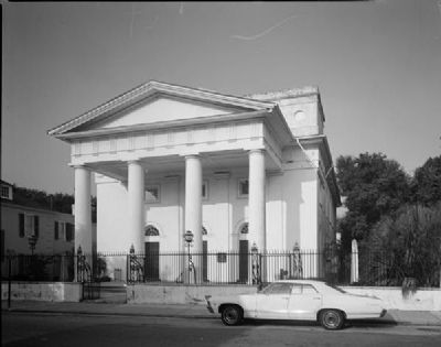 First Baptist Church ,61 Church Street,  Historic American Engineering Record image. Click for full size.