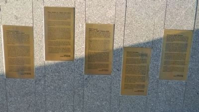 Aerospace Walk of Honor Inductee Plaques image. Click for full size.