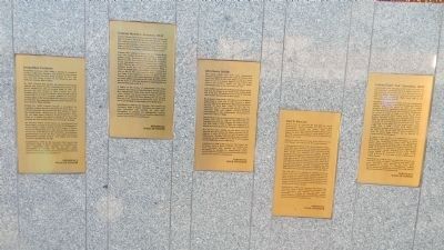 Aerospace Walk of Honor Inductee Plaques image. Click for full size.
