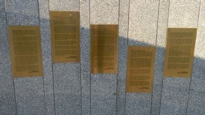 Aerospace Walk of Honor Inductee Plaques image. Click for full size.