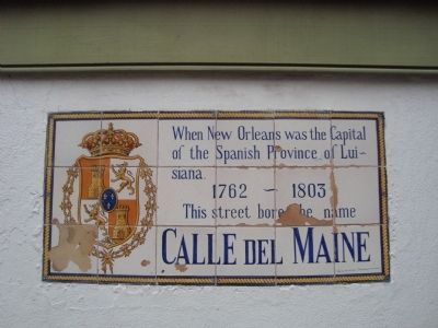 Calle du Maine Marker image. Click for full size.