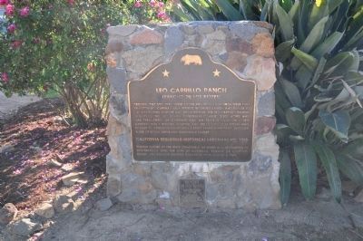 Leo Carrillo Ranch Marker image. Click for full size.