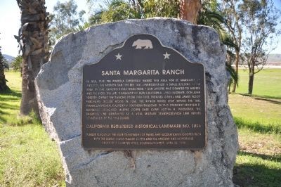 Santa Margarita Ranch Marker image. Click for full size.