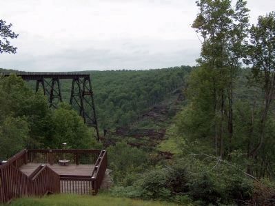 Kinzua Viaduct Marker. Click for full size. Kinzua Viaduct Marker image. Click for full size.