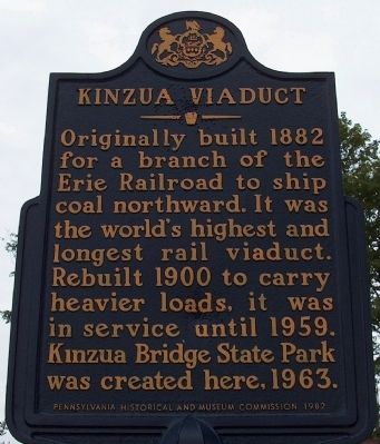 Previous Kinzua Viaduct Marker image. Click for full size.