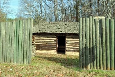 Fort Peach Tree (Replica) image. Click for full size.