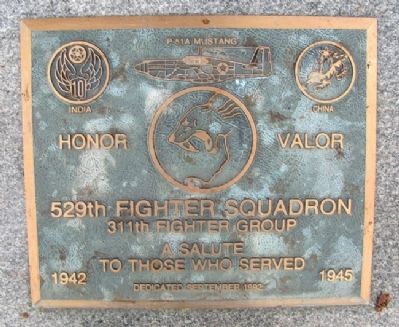 529th Fighter Squadron Marker. Click for full size. 529th Fighter Squadron Marker image. Click for full size.