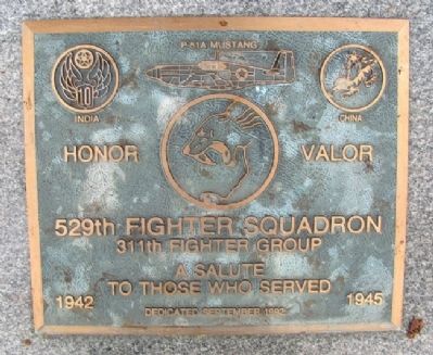 529th Fighter Squadron Marker image. Click for full size.