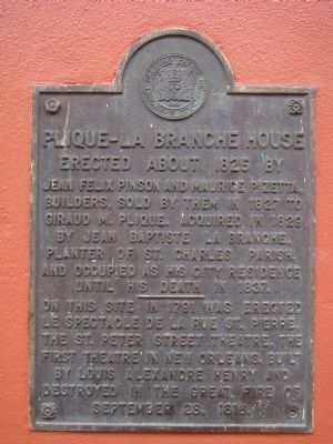 Plique – La Branche House Marker. Click for full size. Plique – La Branche House Marker image. Click for full size.