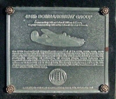 484th Bombardment Group Marker image. Click for full size.