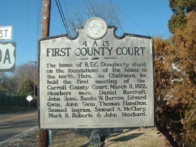 First County Court Marker image. Click for full size.