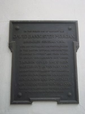 David Bannister Morgan Marker. Click for full size. David Bannister Morgan Marker image. Click for full size.