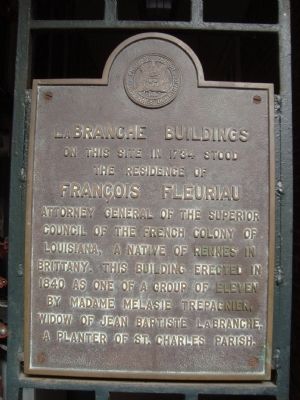 LaBranche Buildings Marker image. Click for full size.