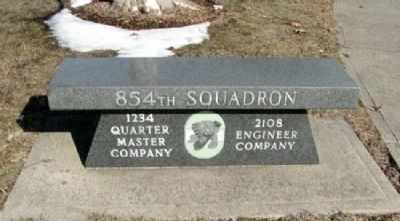 854th Bomb Squadron Bench. Click for full size. 854th Bomb Squadron Bench image. Click for full size.