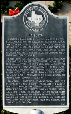 La Porte Marker image. Click for full size.