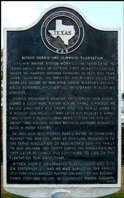 Ritson Morris and Elmwood Plantation Marker image. Click for full size.