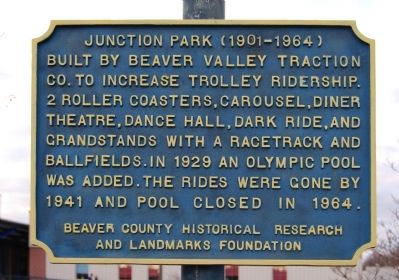 Junction Park Marker image. Click for full size.