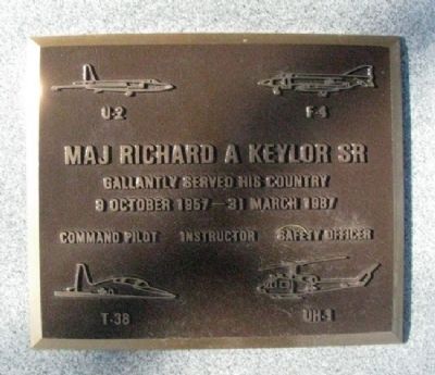 Major Richard A Keylor Sr Marker image. Click for full size.