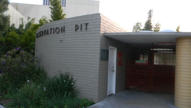 Chester Stock, Ph.D. / Observation Pit Markers image. Click for full size.