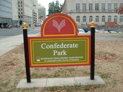 Confederate Park, now The Fourth Bluff Park. image. Click for full size.