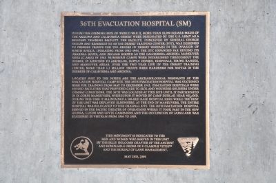 36th Evacuation Hospital (SM) Marker image. Click for full size.