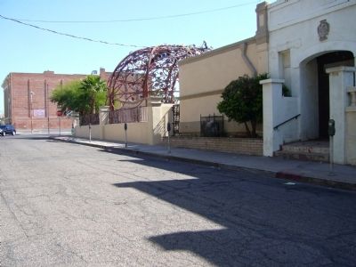 West Ochoa Street, between the convent and South Stone Avenue. image. Click for full size.