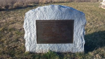 To Marylanders Who Served Here Marker image. Click for full size.