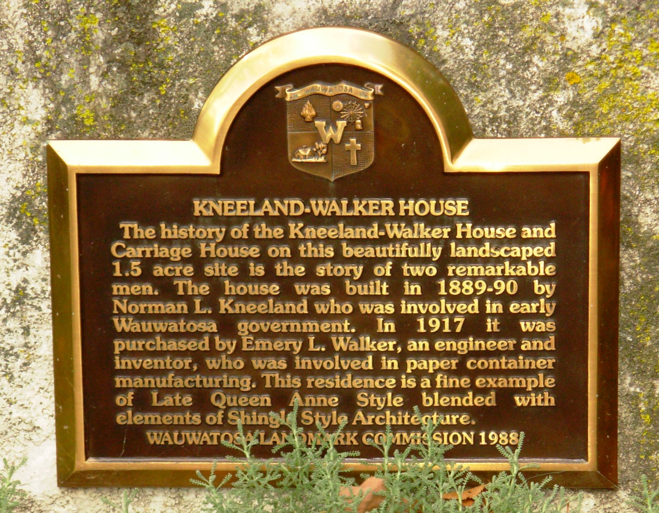 Kneeland-Walker House Marker