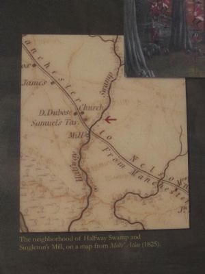 Map on Halfway Swamp: Marker image. Click for full size.