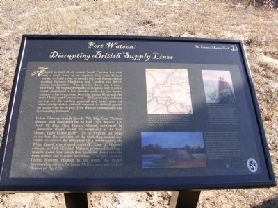 Fort Watson: Marker image. Click for full size.