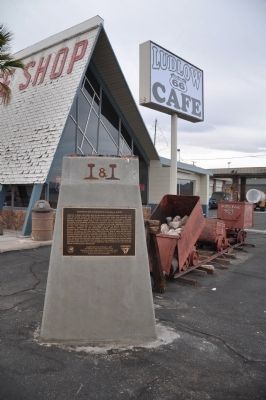 Tonopah and Tidewater Railroad Shops Marker image. Click for full size.