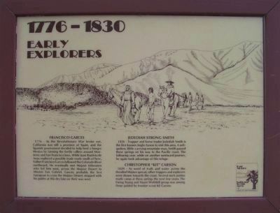 <i>Panel 1:</i> 1776 - 1830: Early Explorers image. Click for full size.