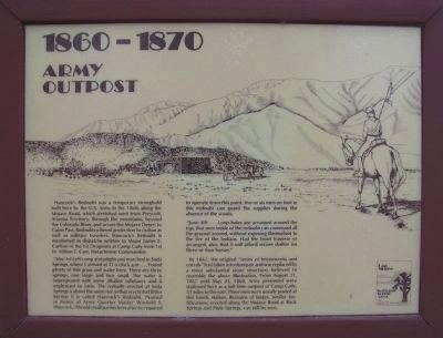 <i>Panel 3:</i> 1860 - 1870: Army Outpost image. Click for full size.