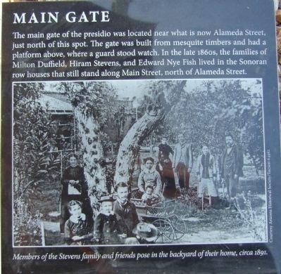 Main Gate Marker image. Click for full size.