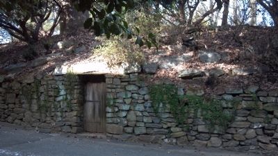 The root cellar door off of the driveway. Click for full size. The root cellar door off of the driveway image. Click for full size.
