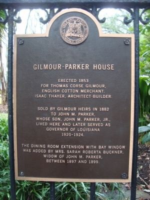 Gilmour – Parker House Marker image. Click for full size.