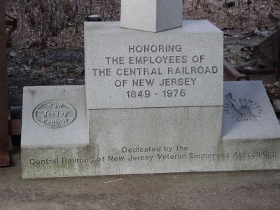 Central Railroad of NJ Employees Marker image. Click for full size.