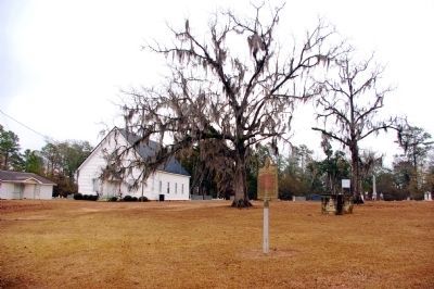 Bethel Primitive Baptist Church and Marker image. Click for full size.