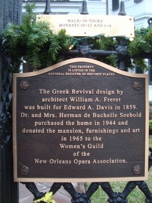 Edward A. Davis House Marker image. Click for full size.