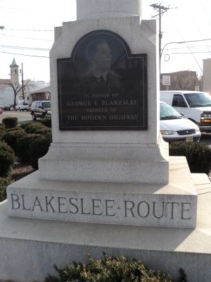 Blakeslee Route Marker. Click for full size. Blakeslee Route Marker image. Click for full size.