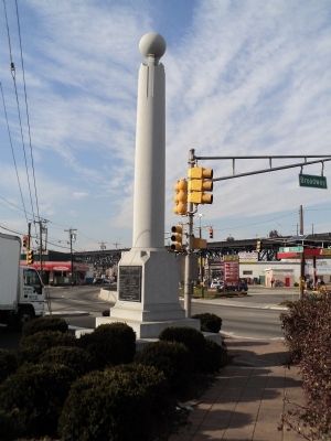 Blakeslee Route Monument image. Click for full size.